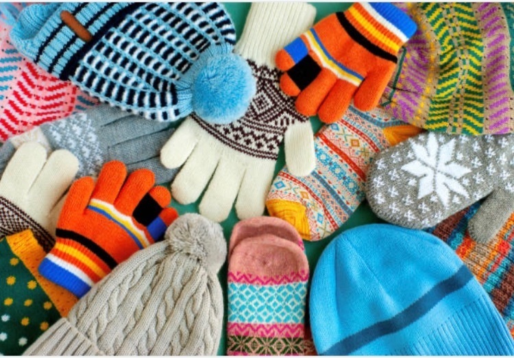 hats and gloves